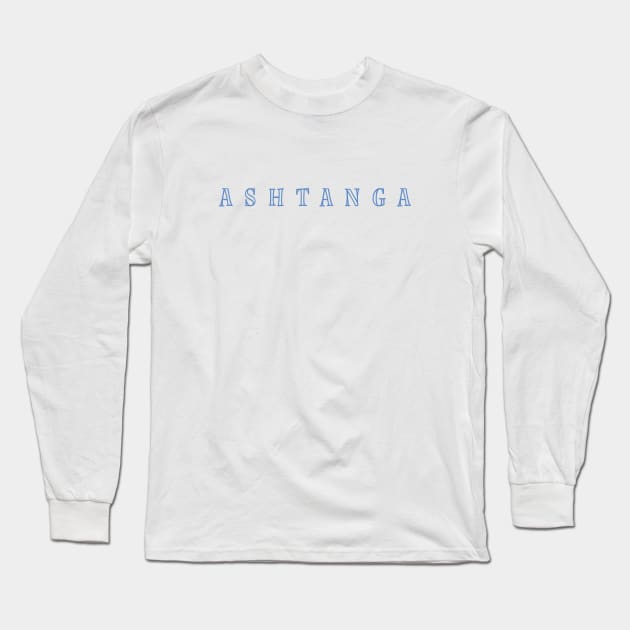 Ashtanga Yoga Long Sleeve T-Shirt by TomiTee